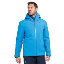 Kurtka narciarska męska Schöffel Kanzelwand. Niebieskie kurtki sportowe męskie Schöffel, na zimę, m, bez wzorów, bez kaptura, narciarskie. Za 1,499.99 zł.