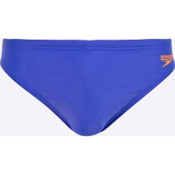 Speedo - Kąpielówki. Niebieskie kąpielówki męskie Speedo, bez wzorów, z dzianiny. W wyprzedaży za 27.90 zł.