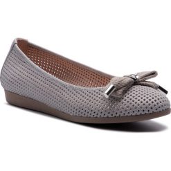 Baleriny HISPANITAS - Capri-V9 HV98950 Plata Vieja. Szare balerinki damskie Hispanitas, bez wzorów, z materiału, klasyczne, bez obcasa, na płaskiej podeszwie, bez zapięcia. W wyprzedaży za 289.00 zł.