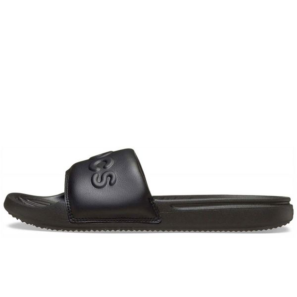 Klapki Crocs All Day Slide M Dorośli. Czarne klapki męskie Crocs, bez wzorów, z materiału, bez zapięcia. Za 211.99 zł.