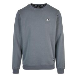 Sweter z okrągłym dekoltem Starter Essential. Niebieskie swetry męskie Starter, na zimę, m, bez wzorów, bez kołnierzyka, bez ramiączek. Za 227.00 zł.