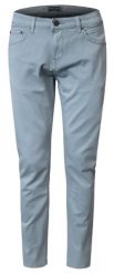 Bawełniane Spodnie Chinos, Regular - Pako Jeans - Niebieskie. Niebieskie eleganckie spodnie męskie Pako Jeans, bez wzorów, z bawełny, biznesowe. Za 195.00 zł.