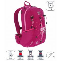 Plecak Elementerre sarawat 25 l. Czerwone plecaki damskie Elementerre, bez wzorów, z meshu, sportowe. Za 253.00 zł.