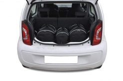 Torby Do Bagażnika Vw Up! 2011-2023 3Szt Kjust. Czarne torby podróżne damskie KJUST, bez wzorów, z kauczuku. Za 690.00 zł.