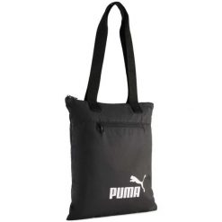 Torba Puma Phase Packable Tote 10L. Czarne torby sportowe męskie Puma, bez wzorów, z materiału. Za 79.81 zł.