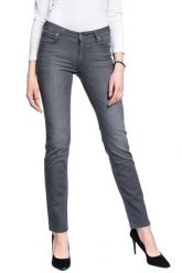 LEE MARION DAMSKIE SPODNIE JEANSOWE JEANSY DARK IRON L301PMUZ. Szare jeansy damskie Lee, bez wzorów, z jeansu, z podwyższonym stanem. W wyprzedaży za 79.99 zł.