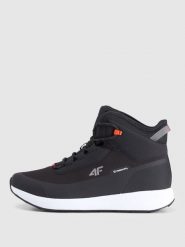 4F Buty zimowe śniegowce DCX z ociepliną Primaloft męskie - czarne 45. Czarne buty zimowe męskie 4F, na zimę, bez wzorów, z nylonu, przed kolano, bez obcasa, bez zapięcia. Za 299.99 zł.