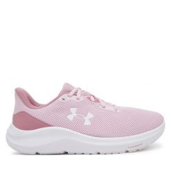 Buty do biegania Under Armour. Czerwone obuwie sportowe damskie Under Armour, bez wzorów, bez zapięcia, do biegania. Za 169.99 zł.