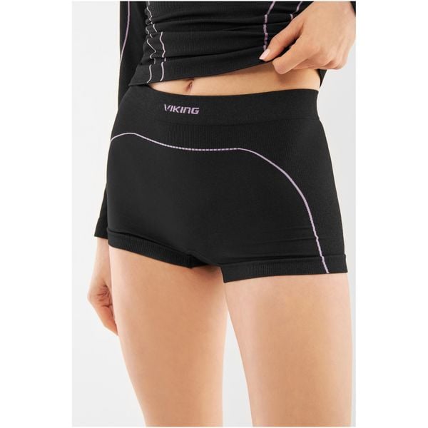 Bielizna damska VIKING Etna 2.0 Lady Boxers Bamboo. Czarna bielizna sportowa damska Viking, bez wzorów. Za 62.99 zł.