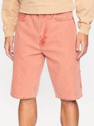 Hugo Szorty jeansowe 50489893 Pomarańczowy Regular Fit. Brązowe szorty męskie Hugo, bez wzorów, z bawełny. Za 769.99 zł.