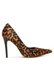 MICHAEL Michael Kors Szpilki Elyse 40F5EYHP1H Brązowy. Brązowe szpilki damskie MICHAEL Michael Kors, bez wzorów, ze skóry, bez obcasa, na szpilce, bez zapięcia. Za 579.99 zł.