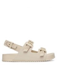 Melissa Sandały Melissa Cozy Sandal Ad 36895 Beżowy. Brązowe sandały damskie Melissa, bez wzorów, z tworzywa sztucznego, bez obcasa, na płaskiej podeszwie, bez zapięcia. Za 358.99 zł.