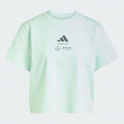 Koszulka Mercedes - Amg Petronas Formula One Team Polo. Fioletowe bluzki damskie Adidas, s, bez wzorów, z materiału, sportowe, bez kołnierzyka, bez ramiączek. Za 219.00 zł.
