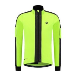 Kurtka rowerowa zimowa męska Rogelli Essential Hi Vis. Czarne kurtki sportowe męskie Rogelli, na zimę, m, bez wzorów, bez kaptura. Za 453.00 zł.
