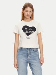 Weekend Max Mara T-Shirt Vello 2515971051 Écru Regular Fit. T-shirty damskie Weekend Max Mara, xxl, bez wzorów, z bawełny, bez kołnierzyka, bez ramiączek. Za 299.99 zł.