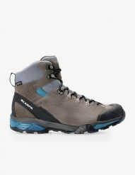Buty trekkingowe Scarpa ZG Trek GTX - titanium/lake blue. Niebieskie trekkingi męskie NoName, bez zapięcia. Za 918.20 zł.