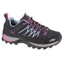 Buty trekkingowe damskie CMP Rigel Low. Czarne obuwie trekkingowe damskie CMP, z materiału, bez zapięcia. Za 614.00 zł.