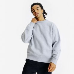 Bluza okrągły dekolt męska Elementals. Szare bluzy męskie Decathlon, m, bez wzorów, z bawełny, casualowe, bez ramiączek, bez kaptura. Za 179.99 zł.