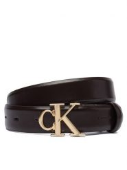 Calvin Klein Pasek LV04F7074G Czarny. Czarne paski damskie Calvin Klein, bez wzorów, ze skóry. Za 249.99 zł.