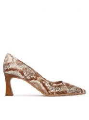 Hispanitas Czółenka HV264677 C003 Brązowy. Brązowe czółenka damskie Hispanitas, bez wzorów, ze skóry, bez obcasa, bez zapięcia. Za 569.99 zł.