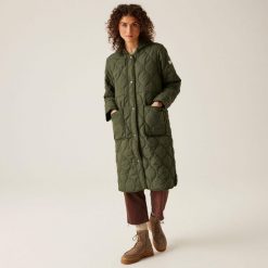 Parka damska Regatta Jaycee II. Niebieskie parki damskie Regatta, xl, bez wzorów, z puchu, bez kaptura. W wyprzedaży za 318.00 zł.