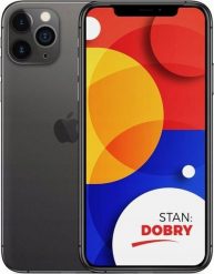Smartfon Apple APPLE IPHONE 11 PRO SPACE GRAY 64GB | STAN DOBRY. Szare smartfony Apple. Za 1,649.00 zł.