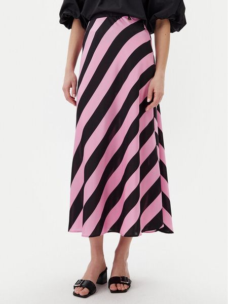 LOLA CASADEMUNT Spódnica midi LS2508003 Różowy Regular Fit. Czerwone spódnice damskie LOLA CASADEMUNT, s, bez wzorów, z syntetyku, midi. Za 209.99 zł.