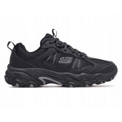 Buty trekkingowe męskie SKECHERS STAMINA AT - UPPER STITCH. Czarne trekkingi męskie Skechers, bez zapięcia. Za 279.00 zł.