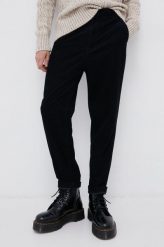 LEE TAPERED CHINO BLACK L70RQE01 112140704. Czarne eleganckie spodnie męskie Lee, bez wzorów, z materiału. Za 239.99 zł.