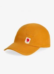 Czapka z daszkiem Fjallraven High Coast Lite Cap. Żółte czapki damskie Fjällräven, bez wzorów, z materiału. Za 233.25 zł.