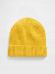 CZAPKA ZIMOWA GAP BEANIE UNISEX CIEPŁA 842499-00. Żółte czapki damskie GAP, na zimę, bez wzorów, eleganckie. Za 89.00 zł.