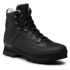 Trekkingi Mammut. Czarne obuwie sportowe damskie Mammut, bez wzorów, z gore-texu, bez zapięcia, trekkingowe, gore-tex. Za 1,159.00 zł.