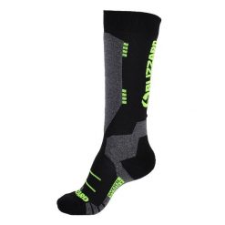 Skarpety narciarskie Blizzard Wool Sport Ski Merino black/green. Czarne skarpetki damskie BLIZZARD, bez wzorów. W wyprzedaży za 64.99 zł.