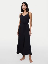 Triumph Kombinezon Beach MyWear 10222162 Czarny Relaxed Fit. Czarne sukienki damskie Triumph, bez wzorów, z wiskozy, bez kołnierzyka, bez ramiączek. Za 119.99 zł.