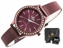 Zegarek Gino Rossi ZEGAREK DAMSKI G. ROSSI mesh siatka +BOX +GRAWER. Zegarki damskie Gino Rossi, z meshu. Za 283.80 zł.