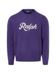 Polo Ralph Lauren sweter wełniany z kaszmirem Mężczyźni Wełna lila, M. Swetry męskie Polo Ralph Lauren, m, bez wzorów, z kaszmiru, eleganckie, bez kołnierzyka, bez ramiączek. Za 1,799.95 zł.
