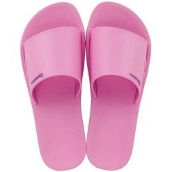 Klapki basenowe damskie Ipanema Anat Classic Slide. Czerwone klapki damskie Ipanema, bez wzorów, z materiału, eleganckie, bez obcasa, bez zapięcia. Za 58.85 zł.