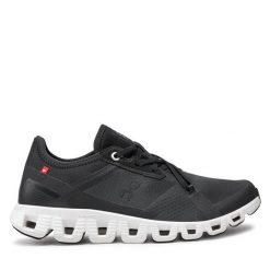 Buty do biegania On. Czarne obuwie sportowe damskie On, bez wzorów, bez zapięcia, do biegania. Za 579.99 zł.
