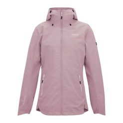 Damska Kurtka Wodoodporna Hamara IV. Czerwone kurtki sportowe damskie Regatta, m, bez wzorów, z materiału, bez ramiączek, z kapturem, trekkingowe. Za 268.99 zł.