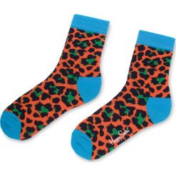 Skarpety Wysokie Unisex HAPPY SOCKS - LEO01-2000 Kolorowy Pomarańczowy. Brązowe skarpetki damskie Happy Socks, bez wzorów, z bawełny. Za 34.90 zł.
