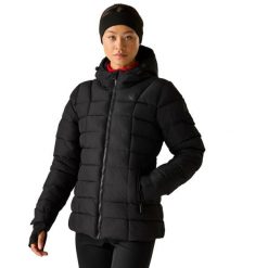 Damska Kurtka Narciarska Blindside. Czarne kurtki sportowe damskie Dare 2B, xl, bez wzorów, z materiału, bez ramiączek, z kapturem, narciarskie. Za 254.99 zł.
