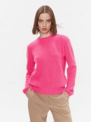 Pinko Sweter Squalo 102492 A1A7 Różowy Regular Fit. Czerwone swetry nierozpinane damskie Pinko, s, bez wzorów, z wiskozy, bez kołnierzyka, bez ramiączek. W wyprzedaży za 989.99 zł.