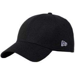 Czapka Z Daszkiem Unisex Dla Dorosłych Z Flagą. Czarne czapki damskie New Era, bez wzorów, sportowe. Za 139.99 zł.