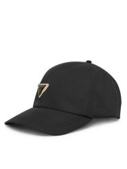 Guess Czapka z daszkiem AW5396 POL01 Czarny. Czarne czapki damskie Guess, z aplikacjami, z materiału. Za 159.99 zł.
