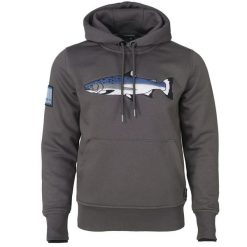 Bluza Taimen Menza Embroidery – Szara. Szare bluzy damskie TAIMEN, bez wzorów, sportowe, bez ramiączek, bez kaptura. Za 359.00 zł.