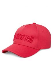 Just Cavalli Czapka z daszkiem 78RAZK30 ZG192 Czerwony. Czerwone czapki damskie Just Cavalli, bez wzorów, z bawełny. Za 129.99 zł.