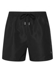 KARL LAGERFELD Szorty kąpielowe B1M46001 Czarny Regular Fit. Czarne kąpielówki męskie KARL LAGERFELD, bez wzorów, z syntetyku. Za 339.99 zł.