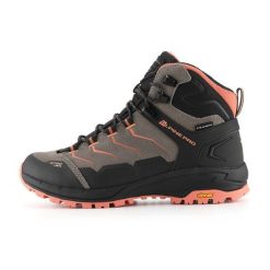 Buty wysokie trekkingowe damskie Alpine Pro Crede Vibram. Szare obuwie trekkingowe damskie Alpine Pro, bez zapięcia. W wyprzedaży za 539.00 zł.
