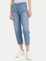 Tommy Hilfiger Jeansy WW0WW44365 Niebieski Tapered Fit. Niebieskie jeansy damskie Tommy Hilfiger, bez wzorów, z bawełny. Za 349.99 zł.