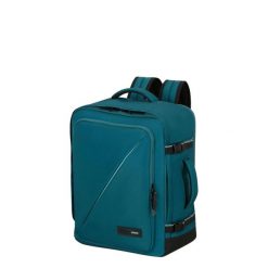 Plecak podróżny do samolotu American Tourister Take2Cabin M. Niebieskie plecaki damskie American Tourister, bez wzorów. Za 225.49 zł.